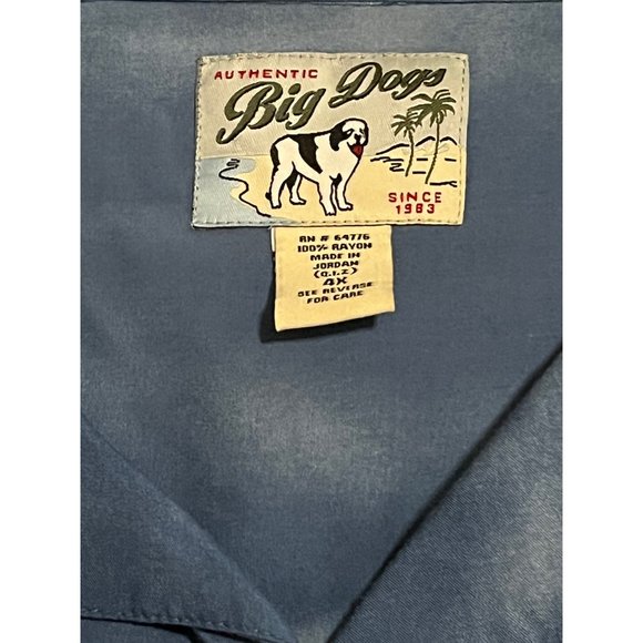 Lot of 3 Big Dogs Hawaiian Shirts Mens 4XL Cruise Motorcycle Bottles Button Down - Picture 7 of 12